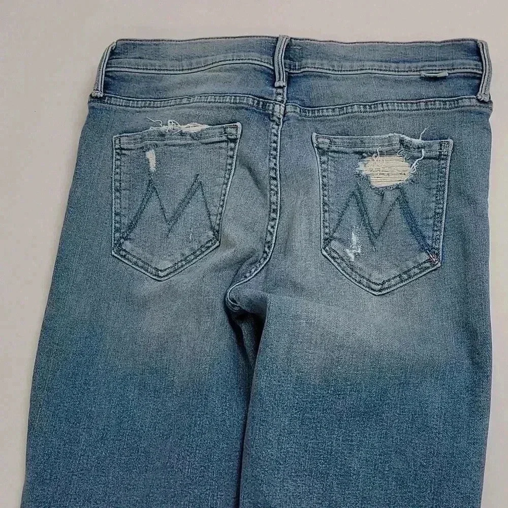 Mother Rascal Ankle Snippet Chew push the envelope Jeans 29